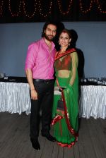 Apporva Agnihotri with Wife at the launch of Sai Deodhar and Shakti Anand_s Production house Thoughtrain Entertainment in Mumbai on 18th Nov 2012.JPG